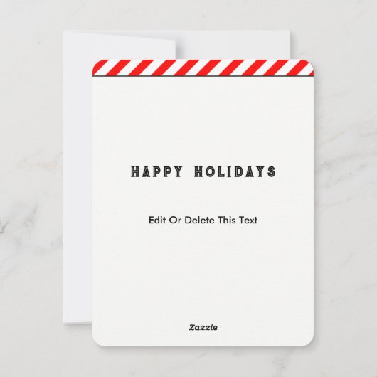 Kerstfeestdag in Pickleball Feestdagenkaart (Achterkant)