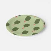 Kerstfeestdag in Pickleball Papieren Bordje (Gekanteld)