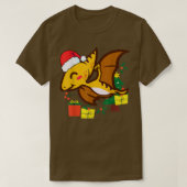 kerstfeestdag in Pterosaur Dinosaur T-shirt (Design voorkant)