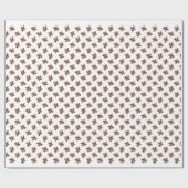 Kerstfeestdag in Puggle Cadeaupapier (Vlak)