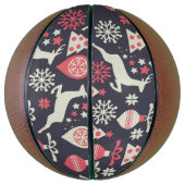  kerstfeestdag in Retro Basketbal (Verticaal)