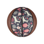  kerstfeestdag in Retro Basketbal (Verticaal)