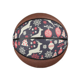  kerstfeestdag in Retro Basketbal