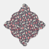 kerstfeestdag in Retro Bedankdoosjes (Uitgevouwen)