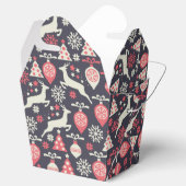 kerstfeestdag in Retro Bedankdoosjes (Geopend)