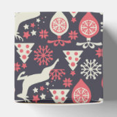 kerstfeestdag in Retro Bedankdoosjes (Bovenkant)