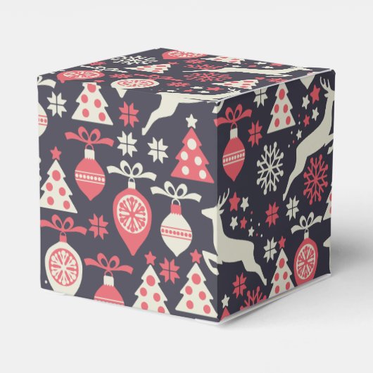  kerstfeestdag in Retro Bedankdoosjes (Achterkant)