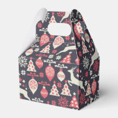 kerstfeestdag in Retro Bedankdoosjes (Achterkant)