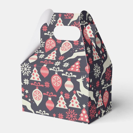  kerstfeestdag in Retro Bedankdoosjes (Achterkant)