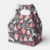  kerstfeestdag in Retro Bedankdoosjes (Voorkant Zijde)