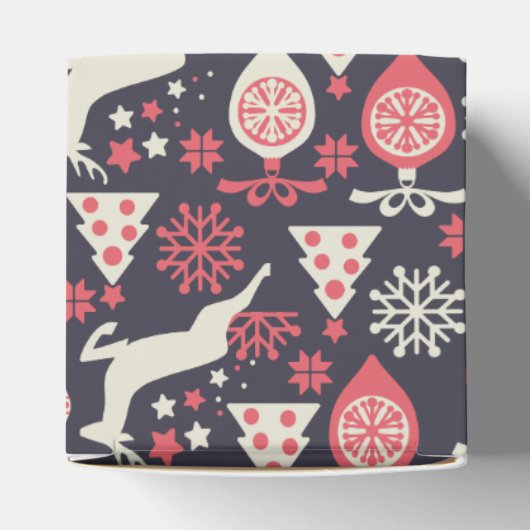  kerstfeestdag in Retro Bedankdoosjes (Bovenkant)