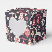  kerstfeestdag in Retro Bedankdoosjes (Voorkant Zijde)