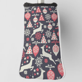  kerstfeestdag in Retro Golfheadcover