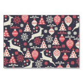  kerstfeestdag in Retro Kaart (Achterkant)