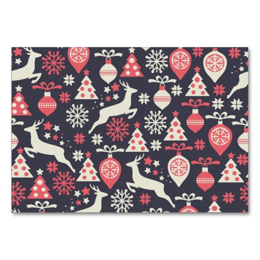  kerstfeestdag in Retro Kaart (Achterkant)