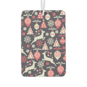  kerstfeestdag in Retro Luchtverfrisser (Achterkant)