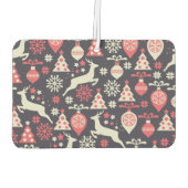  kerstfeestdag in Retro Luchtverfrisser (Achterkant)