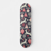  kerstfeestdag in Retro Skateboard (Voorkant)