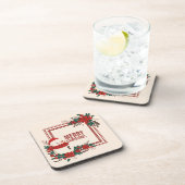 kerstfeestdag in Snowman | Onderzetter (Rechterzijde)