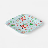 Kerstfeestdag in Tennis Papieren Bordje (Gebogen)