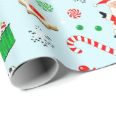 kerstfeestdag in voetbal cadeaupapier (Rol Hoek)