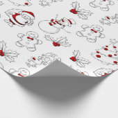 kerstfeestdag inpakpapier (Hoek)