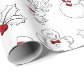 kerstfeestdag inpakpapier (Rol Hoek)