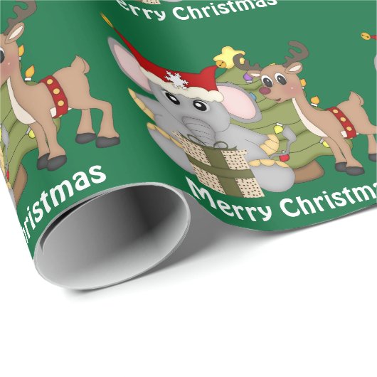 kerstfeestdag inpakpapier (Rol Hoek)