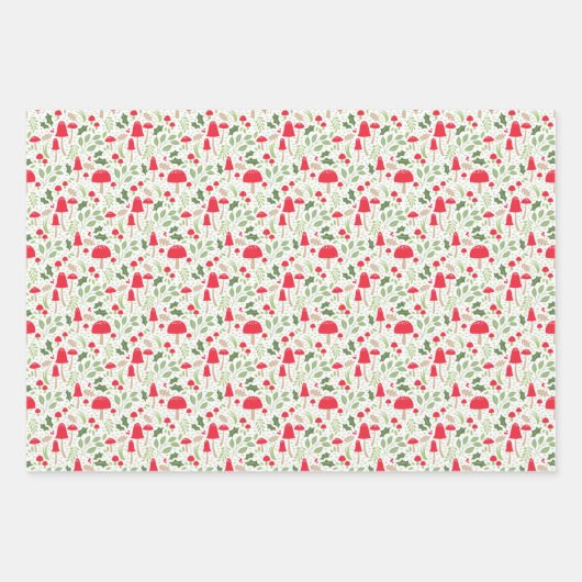 Kerstfeestdag Inpakpapier Vel (Voorkant 2)