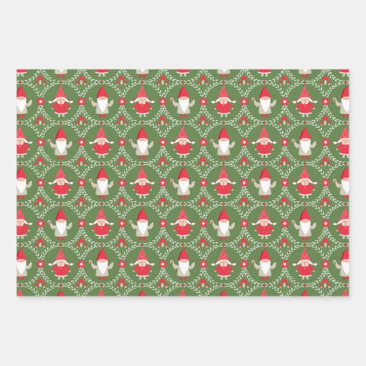 Kerstfeestdag Inpakpapier Vel (Voorkant)