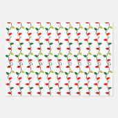 kerstfeestdag inpakpapier vel (Voorkant 3)