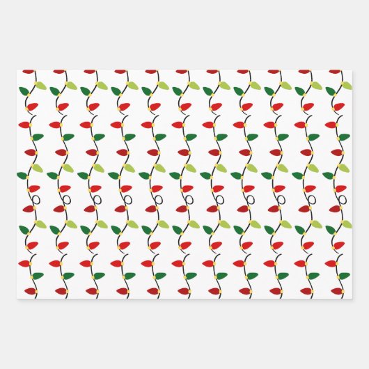 kerstfeestdag inpakpapier vel (Voorkant 2)