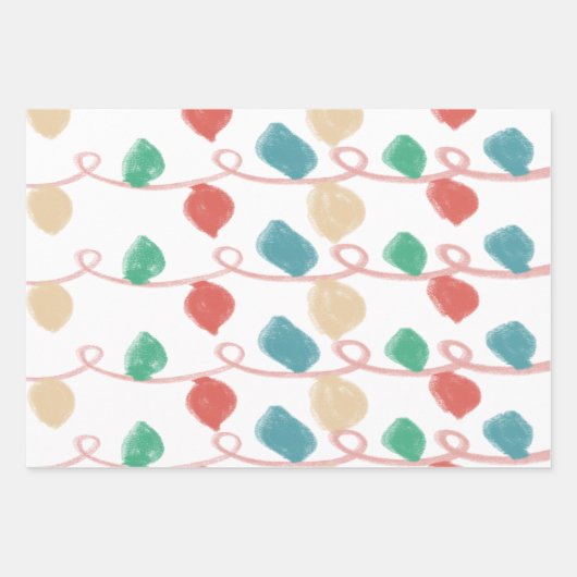 kerstfeestdag inpakpapier vel (Voorkant 3)