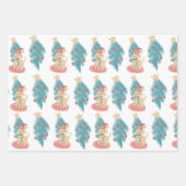 kerstfeestdag inpakpapier vel (Voorkant)