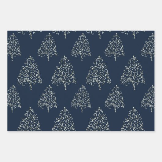 Kerstfeestdag Inpakpapier Vel (Voorkant 3)