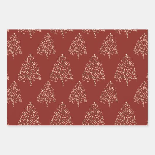 Kerstfeestdag Inpakpapier Vel (Voorkant)