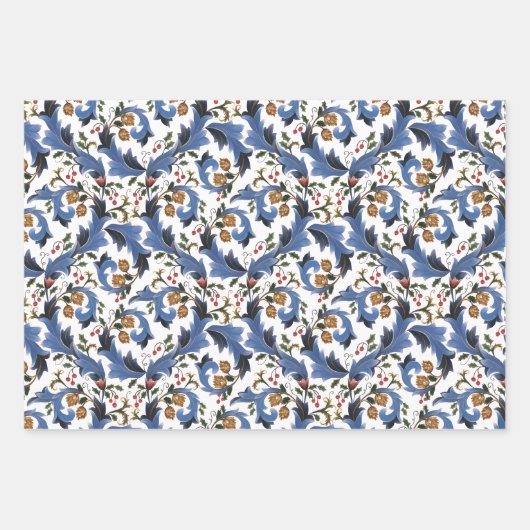  kerstfeestdag inpakpapier vel (Voorkant)