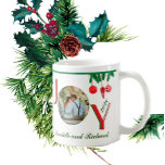 Kerstfeestdag JOY Cadeau Foto: Jaar Koffiemok<br><div class="desc">Unieke en speciale vakantie-mok — JOY heeft de rode en groene letters en de mogelijkheid om een foto op te nemen. Dan voegt u of een familienaam toe; voornamen of een bericht. Je zal ook het juiste jaar in doen — en je hebt iets heel elegant. De juiste foto maakt...</div>