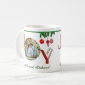 Kerstfeestdag JOY Cadeau Foto: Jaar Koffiemok (Voorkant links)