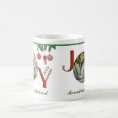 Kerstfeestdag JOY Cadeau Foto: Jaar Koffiemok (Center)