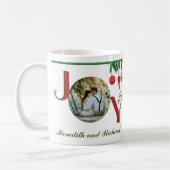 Kerstfeestdag JOY Cadeau Foto: Jaar Koffiemok (Links)