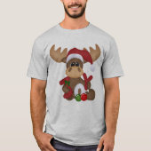 Kerstfeestdag Joy Moose mannen t-shirt (Voorkant)