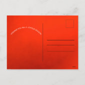 Kerstfeestdag Joy Red Gold Elegant Chic Feestdagenkaart (Achterkant)