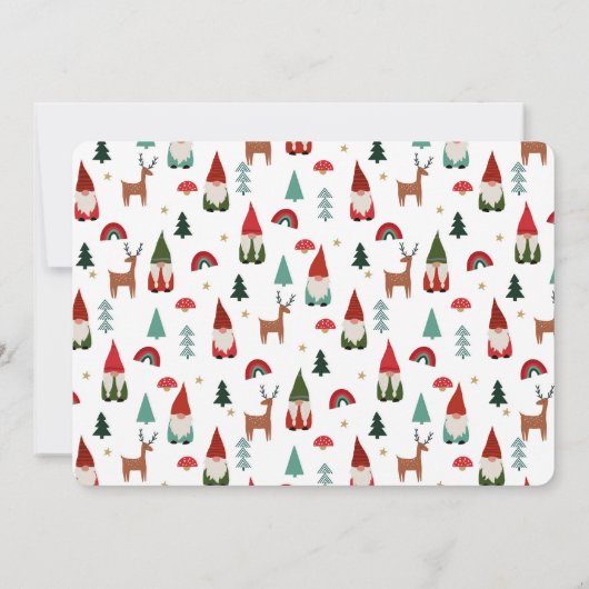 kerstfeestdag kaart (Achterkant)