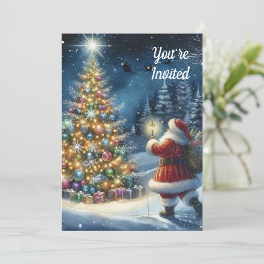  kerstfeestdag kaart (Staand voorkant)