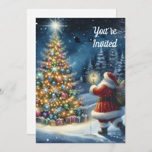  kerstfeestdag kaart (Voorkant / Achterkant)