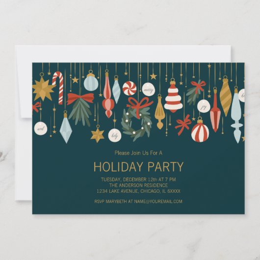 kerstfeestdag kaart (Voorkant)