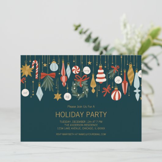 kerstfeestdag kaart (Staand voorkant)