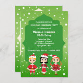 Kerstfeestdag Kaart (Voorkant / Achterkant)