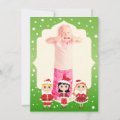 Kerstfeestdag Kaart (Achterkant)